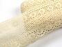 Cotton bobbin lace insert 75349, width 110 mm, ecru - 3/3