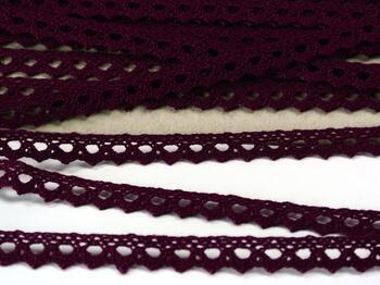 Cotton bobbin lace 75361, width 9 mm, violet - 3