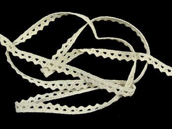 Cotton bobbin lace 75361, width 9 mm, ecru - 3