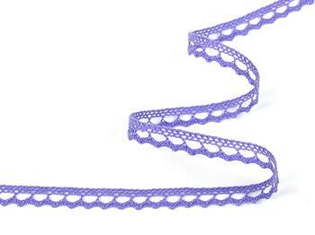 Cotton bobbin lace 75397, width 9 mm, purple II - 3