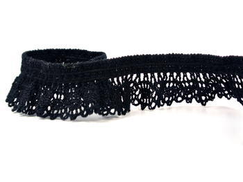 Bobbin lace No. 75411 black | 30 m - 3
