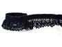 Bobbin lace No. 75411 black | 30 m - 3/3