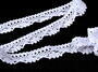 Bobbin lace No. 75423 white | 30 m - 3/5
