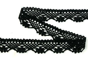 Bobbin lace No. 75423 black | 30 m - 3