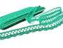 Cotton bobbin lace 75428, width 18 mm, light green - 3/4