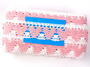 Bobbin lace No. 75438 white/pink | 30 m - 3/3