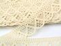 Cotton bobbin lace 75453, width 40 mm, ecru - 3/4