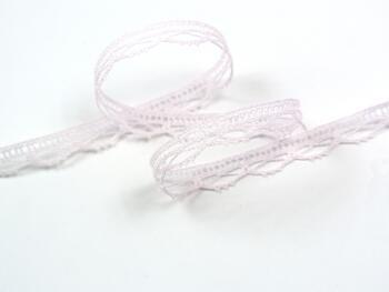 Cotton bobbin lace 75465, width 7 mm, light pink - 3