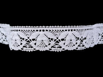 Bobbin lace No. 75497 white merce.| 30 m - 3