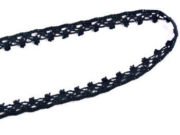 Bobbin lace No. 75535 black | 30 m - 3