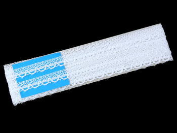Bobbin lace No. 75554 white | 30 m - 3