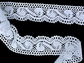 Bobbin lace No. 75566 white | 30 m - 3