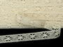 Cotton bobbin lace 75620, width 17 mm, ecru - 3/4