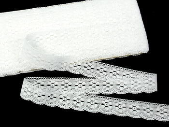 Bobbin lace No. 75623 white | 30 m - 3