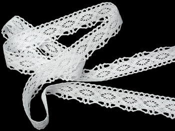 Bobbin lace No. 75624 white | 30 m - 3