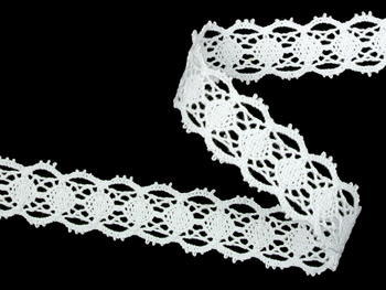 Bobbin lace No. 75628 white | 30 m - 3
