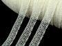 Cotton bobbin lace 81032, width 16 mm, ivory - 3/7