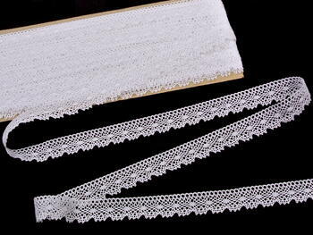 Bobbin lace No. 81215 white | 30 m - 3