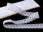 Bobbin lace No. 81299 white | 30 m - 3/4