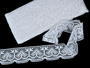 Bobbin lace No. 81317 white | 30 m - 3/5
