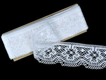 Bobbin lace No. 81657 white | 30 m - 3