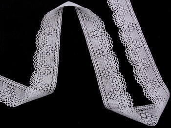 Bobbin lace No. 81733 white | 30 m - 3