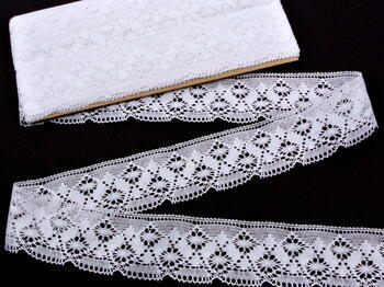 Bobbin lace No. 82025 white | 30 m - 3