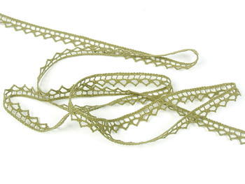 Bobbin lace No. 82195 khaki | 30 m - 3