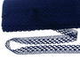 Bobbin lace No. 82222  dark blue | 30 m - 3/6