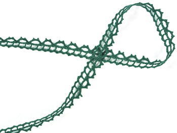 Bobbi lace No. 82226 dark green | 30 m - 3