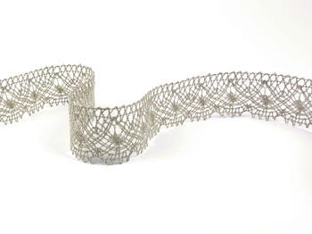 Bobbin lace No. 82231 natural linen | 30 m - 3