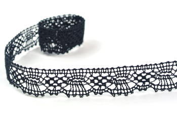 Bobbin lace No. 82236 black | 30 m - 3