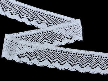 Bobbin lace No. 82288 white | 30 m - 3