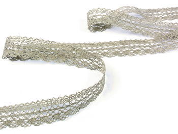 Bobbin lace No. 82303 natural linen | 30 m - 3