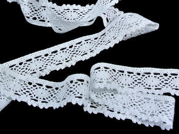 Bobbin lace No. 82338 white | 30 m - 3