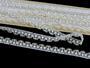 Cotton bobbin lace 81197, width 11 mm, white/Lurex gold - 3/4