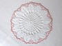 Tablecloth EMILIE white/pink, diameter 17 cm - 3/3