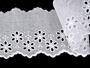 Embroidery lace No. 65007 white | 9,2 m - 4/5
