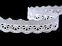 Embroidery lace No. 65018 white | 9,2 m - 4/5
