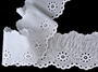 Embroidery lace No. 65031 white | 9,2 m - 4/5