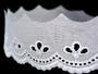Embroidery lace No. 65010 white | 9,2 m - 4/5