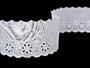 Embroidery lace No. 65025 white | 9,2 m - 4/5