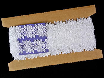 Embriodery lace No. 66001 white | 9,2 m - 4