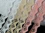 Cotton bobbin lace 73003, width 20 mm, pink - 4/4