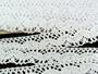 Cotton bobbin lace 73007, width 30 mm, white - 4/5