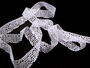 Cotton bobbin lace 75020, width 23 mm, white - 4/5