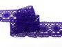 Cotton bobbin lace 75032, width 45 mm, violet - 4/4