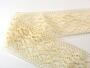 Cotton bobbin lace insert 75036, width 100 mm, ecru - 4/4