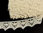 Cotton bobbin lace 75039, width 36 mm, ecru - 4/5