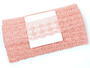 Bobbin lace No. 75076 light pink II. | 30 m - 4/4